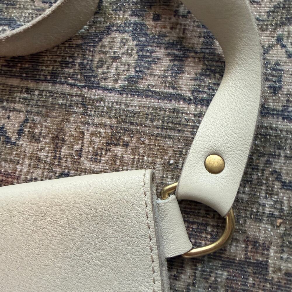 Crossbow leather bone hand bag crossbody bag hip pouch western minimalist purse - Picture 7 of 14